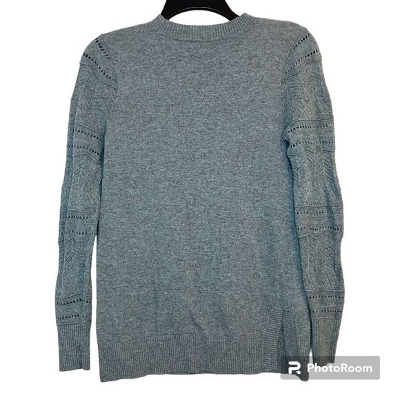 LOFT Green Long Sleeve Lightweight Sweater Top Size XS - Picture 2 of 6